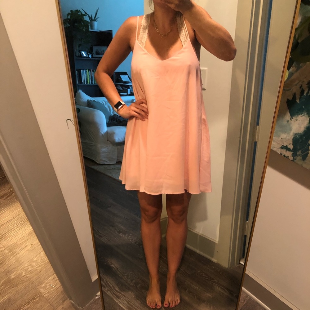 Pink sun dress